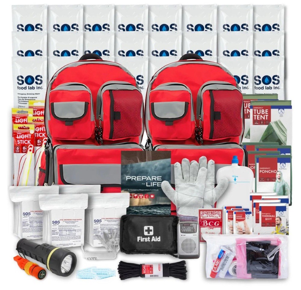 4 Person Emergency Zone Family Prep Survival Kit 😊❤️👍