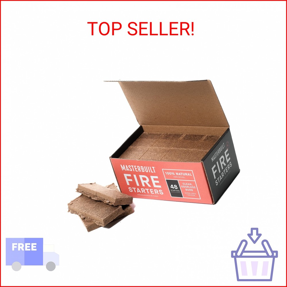 Masterbuilt® Pure-Parrafin All-Natural Odorless Wax Fire Starters for Charcoal G