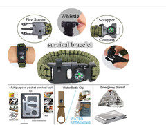 New Outdoor Emergency Survival Gear and Equipment 14 in 1 Tactical Survival Tool