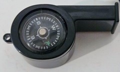 5 Pack Multifunctional Whistle, 2-in-1 Survival Whistle w/ Compass w/Lanyard~New