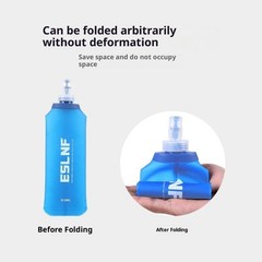 Folding Water Bottle Sport Hiking Camping Running Portable Soft Water Bottle