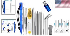 12-Piece Paracord Fid Set – Durable Stainless Steel Tools for Leather Crafting