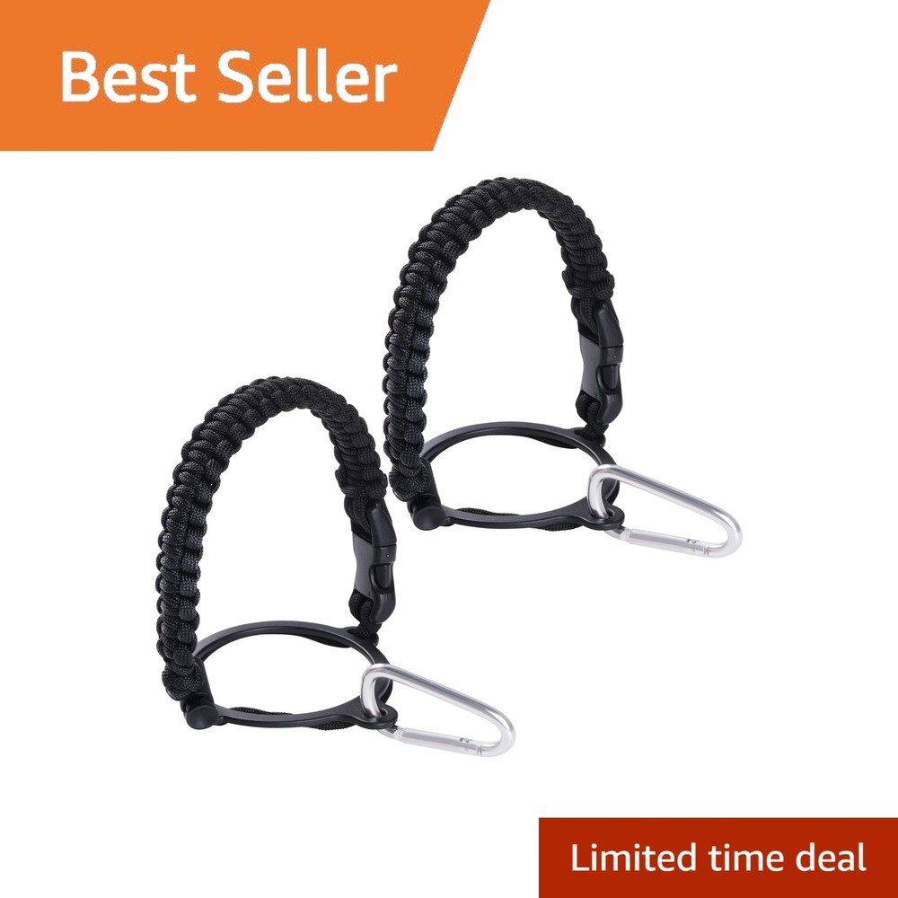 SUMERSHA Paracord Bottle Handle Black