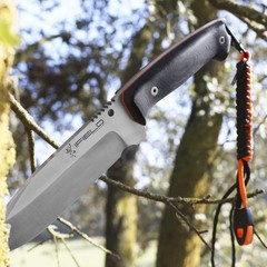 iFIELD Survival Knife Workout MOVA Satin Blade, Includes Sheath, Survival Kni…