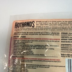 HotHands Stick-On Body Warmer Adhesive Air Activated Up to 12 Hours, 1 Pack