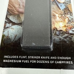 Two Magnesium Fire Starter Includes Flint Striker Knife To Fuel Dozens Of Fires