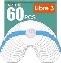 60 Pack Freestyle Sensor Covers for Libre 2/3,Waterproof Sensor Patches,Adhesive