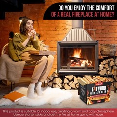 Fatwood Fire Starter Pack – Wood for Fireplace – Small 10 lb