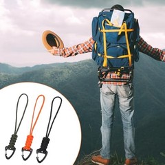 Mabor 3 Pack Paracord Lanyard with Triangle Carabiner Clip – Durable Rope