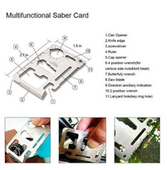 Survival Kit Emergency Tactical Defense Equipment Outdoor Camping Tools 11 in 1