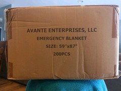 Lot of (10) Mylar XL 59″ x 87″ Emergency Blankets, Larger Than Most…