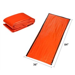 Camping Thermal Sleeping Bag Emergency Survival Hiking Blanket Gear Kit Outdoor