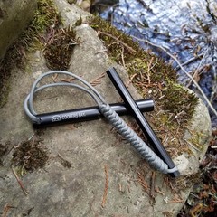 HexaLite™ Ferro Rod Fire Starter – Large 6-Sided Shape & Easy Grip Striker