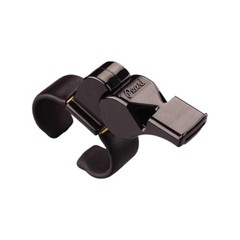 FOX 40 PEARL FINGER GRIP WHISTLE F/S, Black