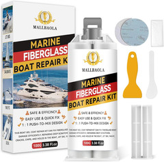 Marine Fiberglass Repair Kit for Boats Gel Coat Epoxy Filler for Cracks Chips