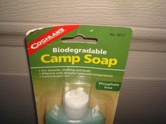 Camping Lot: Coghlans Emergency Blanket & Coghlans Biodegradable Camp Soap – NEW