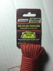 Paracord (Nylon) by Secure Line Military Grade 550 (50 ft x 5/32”) Mildew Resis