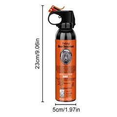 Feloiy Bear Repellant Spray 11oz with 1 Pack Free peper spray 1/2oz