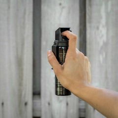 POLICE MAGNUM Pepper Spray 4 ounce Flip Top Fogger Belt Clip Defense Protection