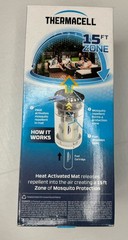 Thermacell 15 Feet Zone Mosquito Repeller Patio Shield Glacier Blue Outdoor New