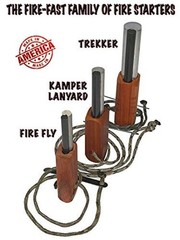 Fire Fast Fire Fly. European Fire Steel Ferro Rod and Magnesium. Compact