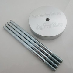 Maxi-Monkey Paracord Jig ~ Make Ball Knots from 5/8″ thru 2 1/4″ (Silver)