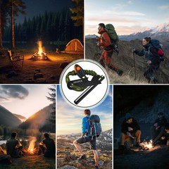 Ferro Rod Fire Starter, 4″ Flint and Steel Survival Kit