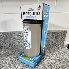 Thermacell Mosquito Repellent Outdoor Device Beige Scent Free No Spray