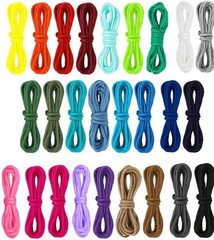 26 Colors Paracord Rope 10ft 4mm 550 Survival Cord for Camping & DIY Crafts