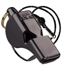 Fox 40 Mini Whistle Pealess Lifeguard Breakaway Lanyard Safety Referee Gear