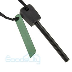 Magnesium Fire Starter Flint Steel Striker Ferro Rod Firesteel Camping Lighter