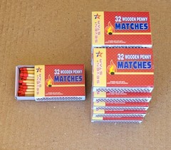 100 Packs Matches 32 Count Strike on Box Kitchen Camping Fire Starter