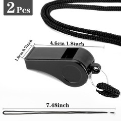 Whistle, Whistle for Coaches, Plastic Whistles for Adults, Coach Whistles with L