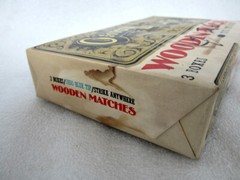 NOS Ohio Blue Tip Wooden Matches 3 Box Package 750 Count