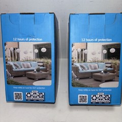 2 PACK Safer Home SH1200 Indoor/Outdoor Mosquito Repellent Lantern (BRAND NEW)