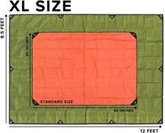 Arcturus XL Heavy duty survival blanket Insulated Reflective Thermal Camping Tar