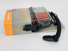 Watertight Fire Starter Kit Outdoors Waterproof Case with Tinder, Rod and Flint
