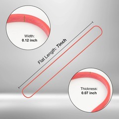 Decymis Large Rubber Bands Heavy Duty, 120 Pcs, Blue, Red, Yellow and Purple