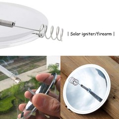 2PCS Solar Fire Starter Lighter Harness The Power of The Sun to Light Outdoor…