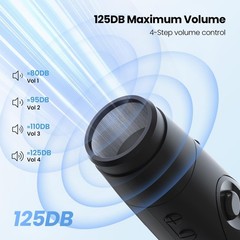 Electronic Whistle 3 Pack, 3 Adjustable Tones, Maximum Volume 130dB Handheld …