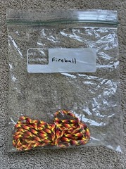 LOT OF 8 ORANGE / CORAL 550 7 Strand Paracord BLACK WHITE GREEN PINK YELLOW USA