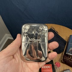 Vintage Lot of Metal Hand Warmers & Lighters, Zippo Peacock Jon-E Jc Higgins