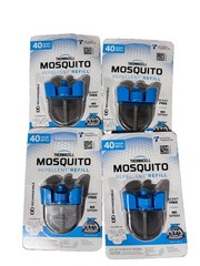 4 pk Thermacell Mosquito Repellent Refills, 40/Hour, 20 Ft Zone, Scent-Free