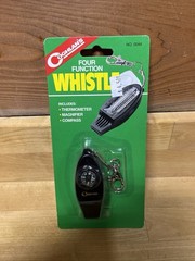 Coghlan’s 0044 Four Function Emergency Rescue Survival Whistle, Black