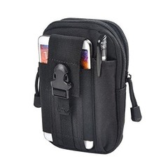 Camping Tactical Pocket, Adjustable for Gym Outdoor (Black)