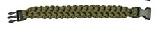 Olive drab green paracord bracelet 9.1ft rope cord wrist band survival emergency