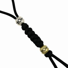 Dual Vintage Copper Ball Style Beads 550 Paracord EDC Knife Lanyard Fob