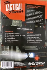 Wild Willies-The Tactical Traveler Kit – Black/OrangeModel:TACTRV Gift Set