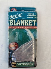 Vintage Emergency Survival Blanket Thermal Blanket 52×84 & 56×84 Inches New NOS