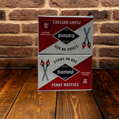 Diamond Strike-On-Box Kitchen Matches – 320 Count Small Wooden Matchsticks